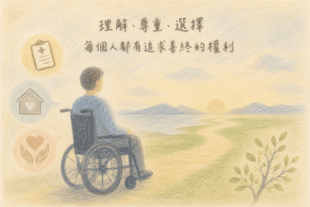 罕病患者為何選擇瑞士安樂死？當「活著」只剩下維持生命，尊嚴善終還有哪些選擇？